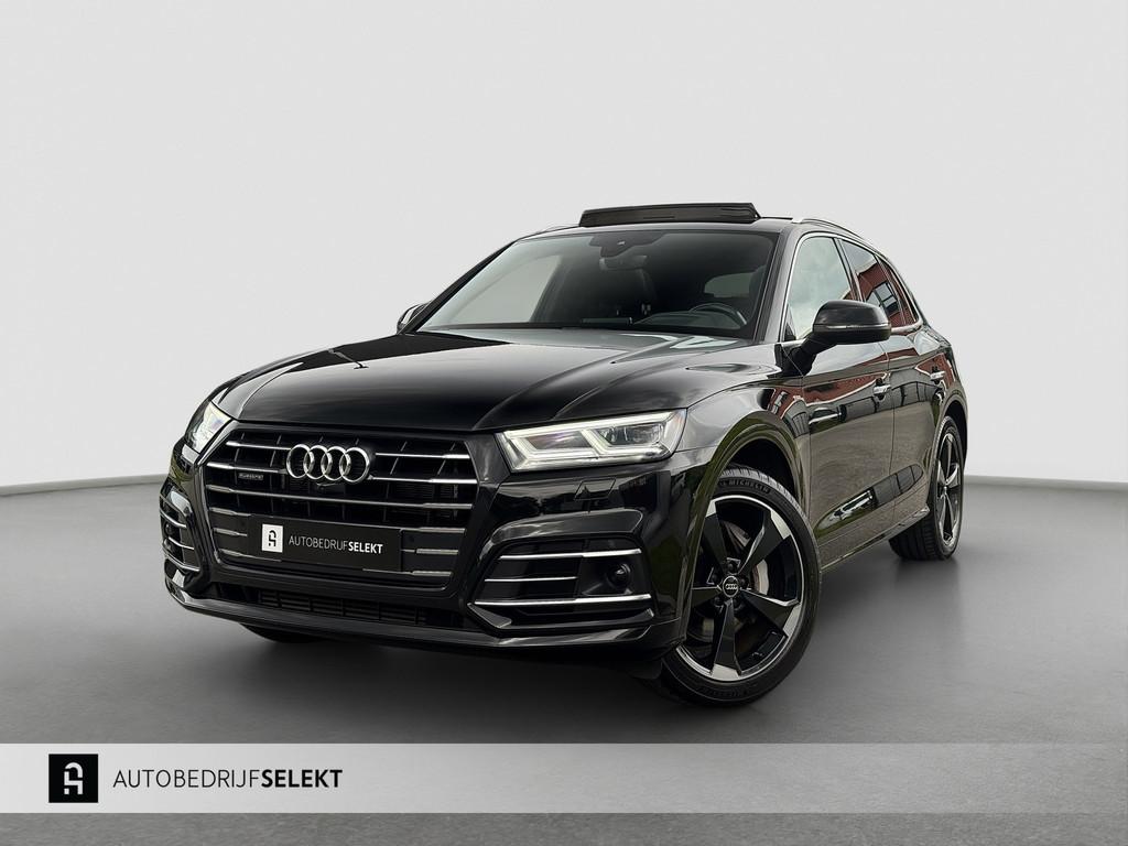Audi Q5 55 TFSI e quattro | Luchtvering | Pano | RS stoelen, Auto's, Audi, Automaat, Gebruikt, 4 cilinders, Zwart