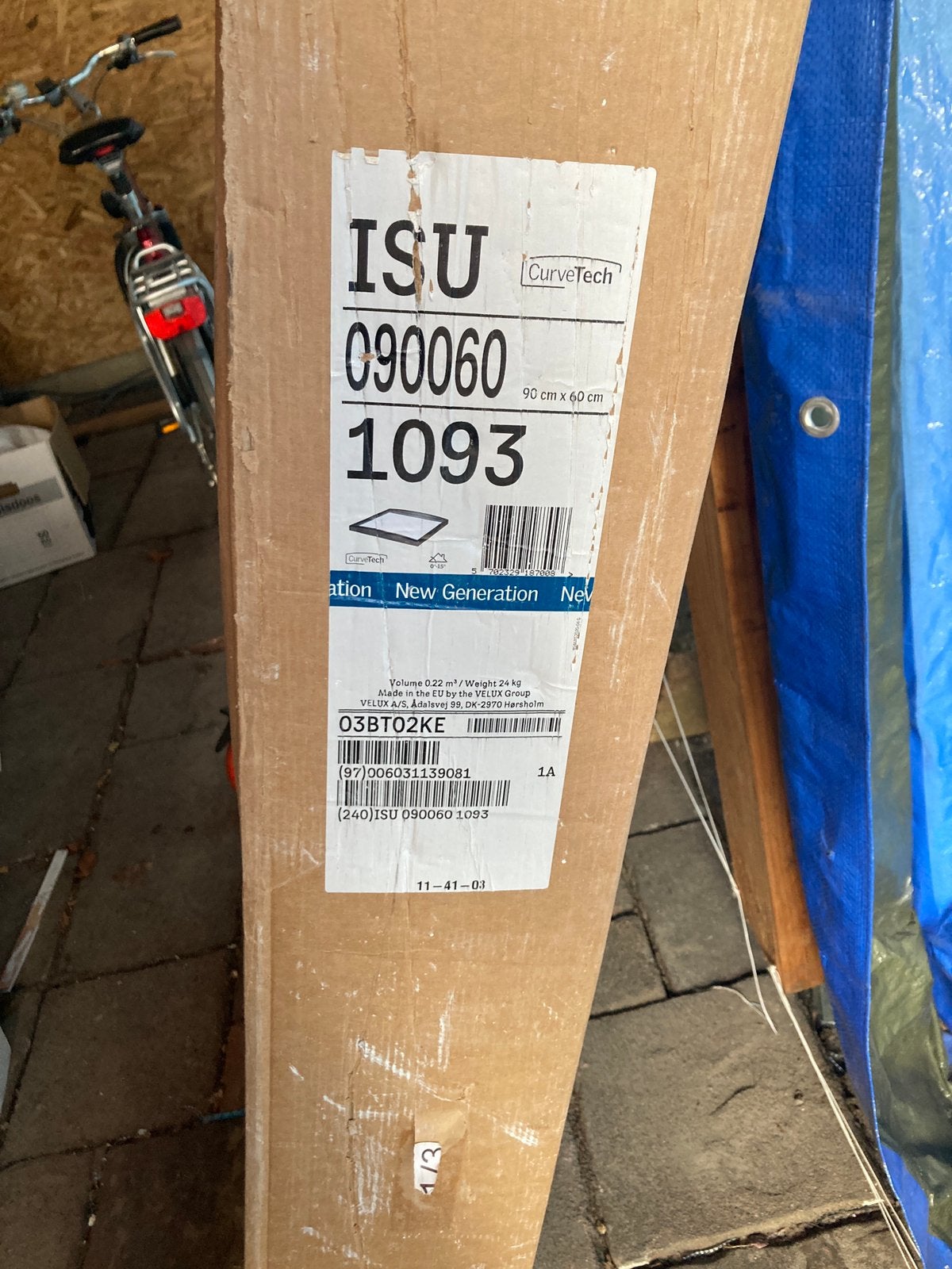 Velux dakraam 60cmx90cm, Ophalen, Dubbelglas, Minder dan 80 cm, 80 tot 120 cm