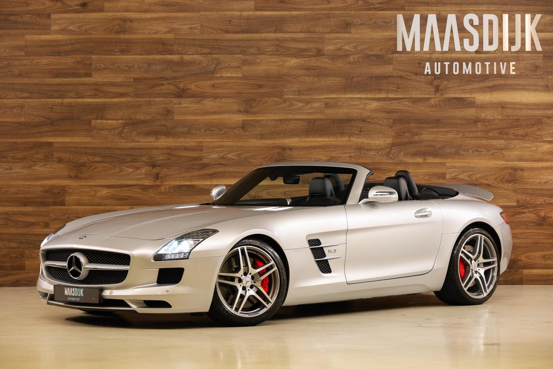 Mercedes SLS Roadster 6.3 AMG|Leder|Camera|Alcantara|Softtop, Auto's, Automaat, Euro 5, Achterwielaandrijving, Gebruikt
