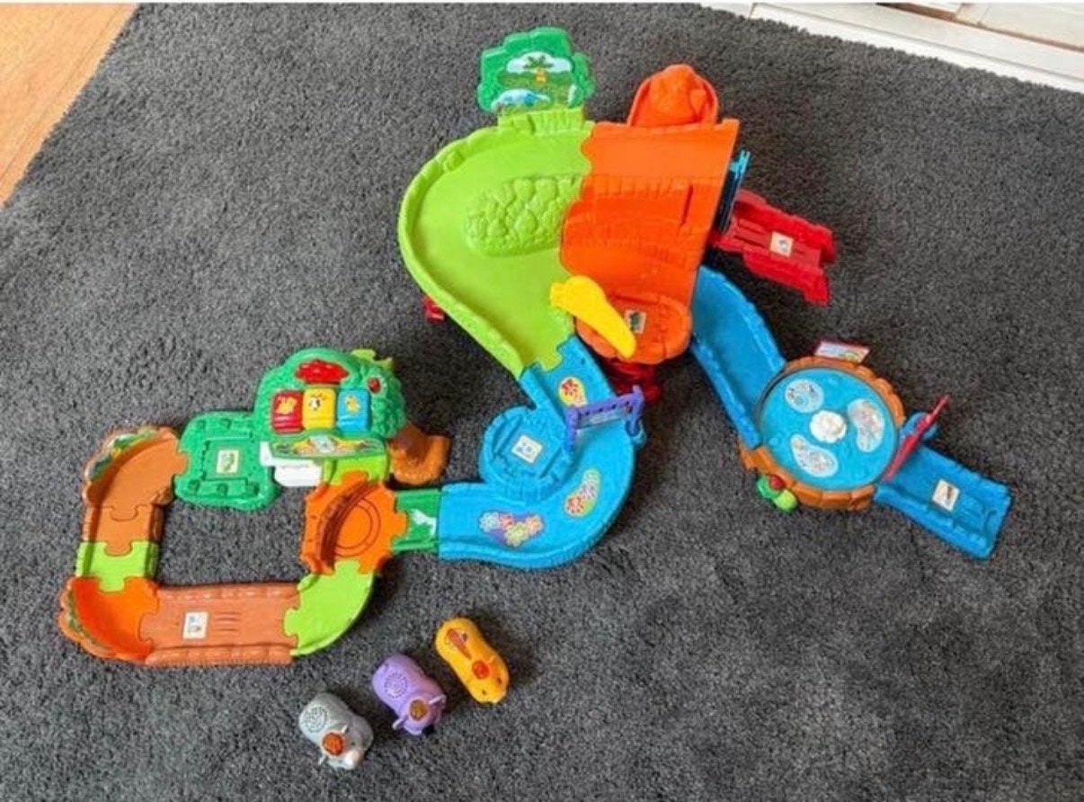 VTech Zoef Zoef Dieren Avonturenpark met 3 diertjes, Ophalen, Zo goed als nieuw, 6 maanden tot 2 jaar
