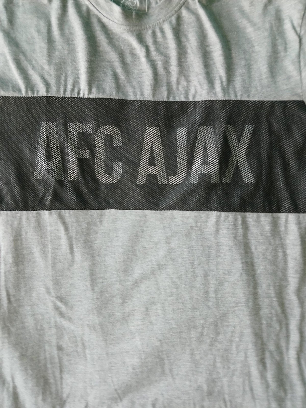 Grijs ,ajax shirt. Maat L., Ophalen of Verzenden