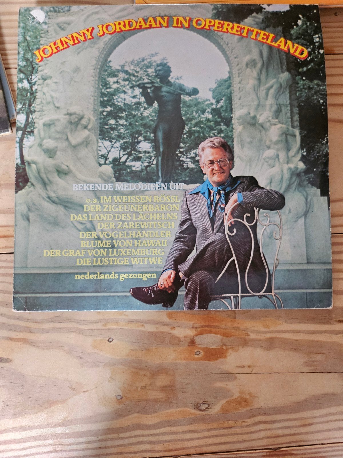 Johnny Jordaan in Operetteland LP - Bekende Melodieën, LP, Gebruikt, Ophalen of Verzenden, Levenslied of Smartlap