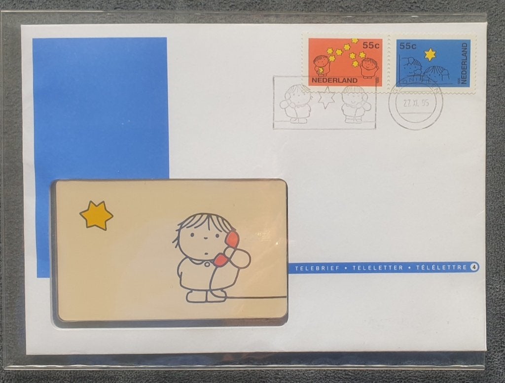 Telebrief nieuw ongebruikt Dick Bruna December (No.6), Verzamelen, Telefoonkaarten, Ophalen of Verzenden, Nederland