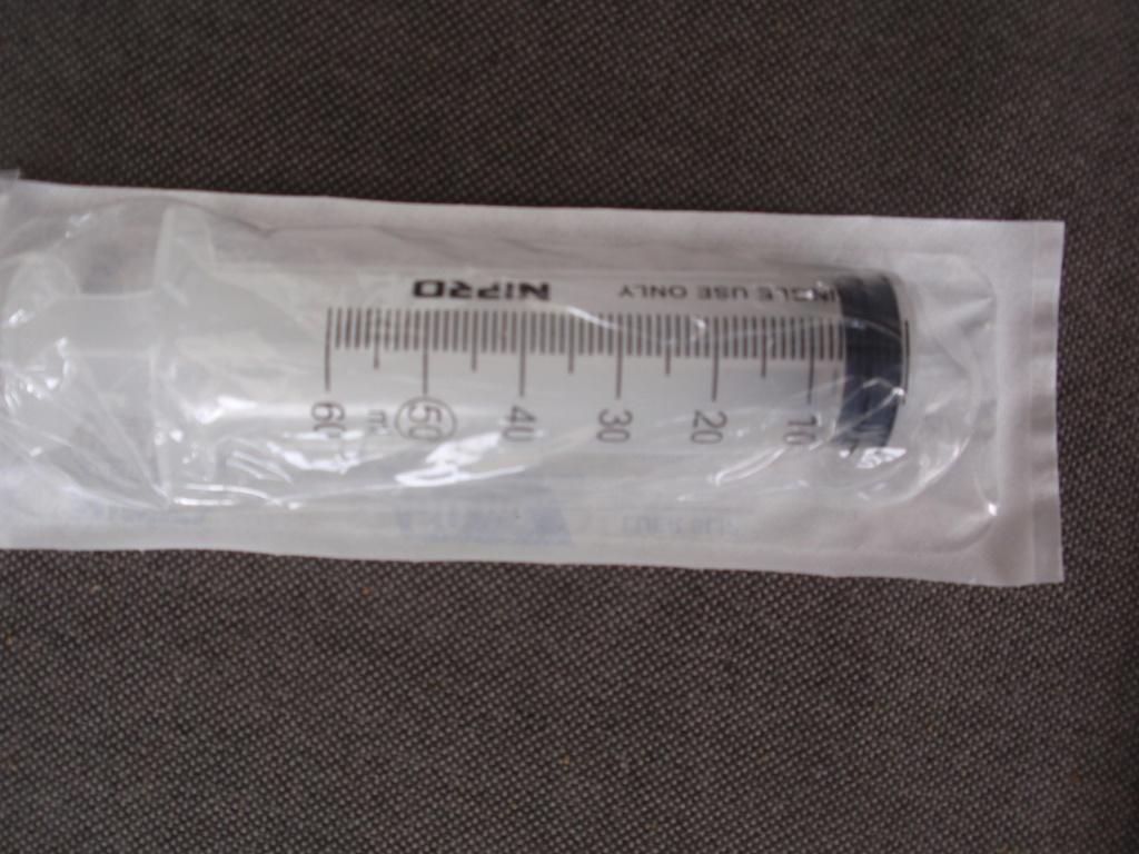 injectie spuiten 60 ml, Ophalen of Verzenden, Nieuw