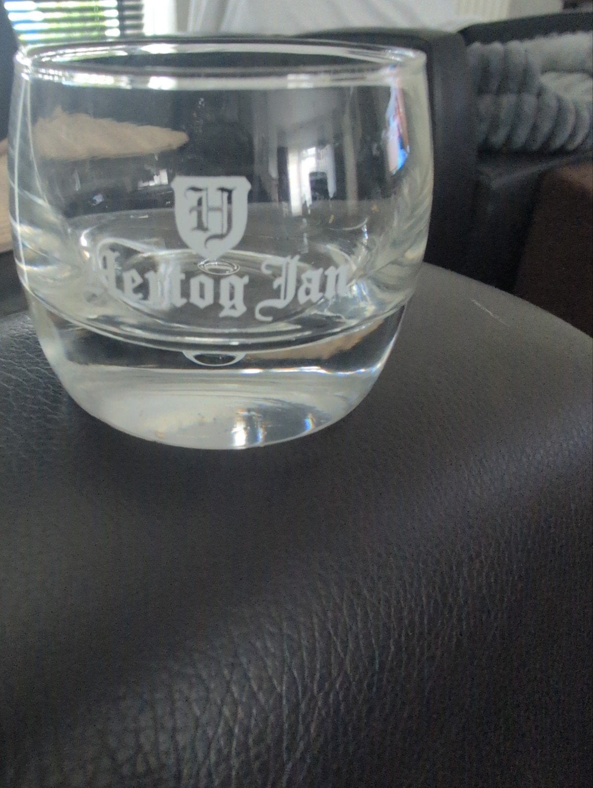 Hertog Jan shotglas / amuseglas, Ophalen, Zo goed als nieuw, Overige merken, Glas