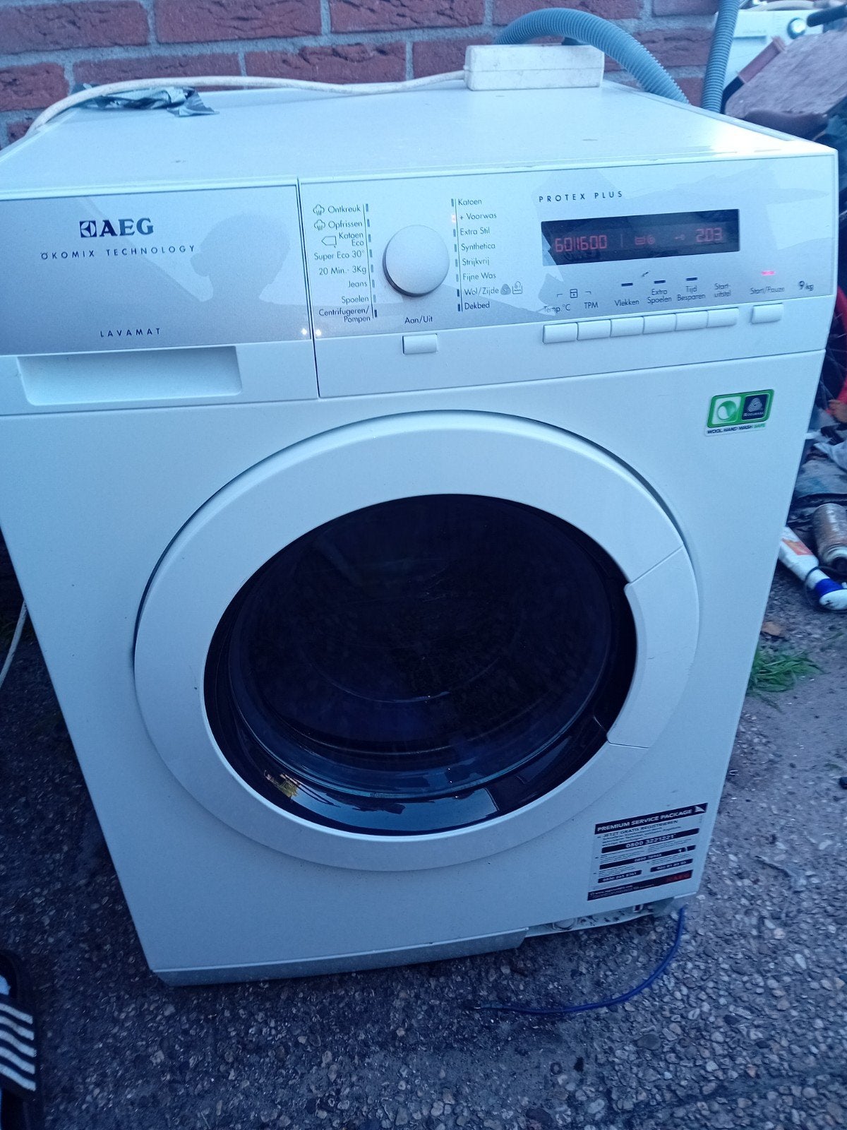 tk nette gebruikte Aeg wasmachine, Ophalen, 6 tot 8 kg, Gebruikt, 85 tot 90 cm