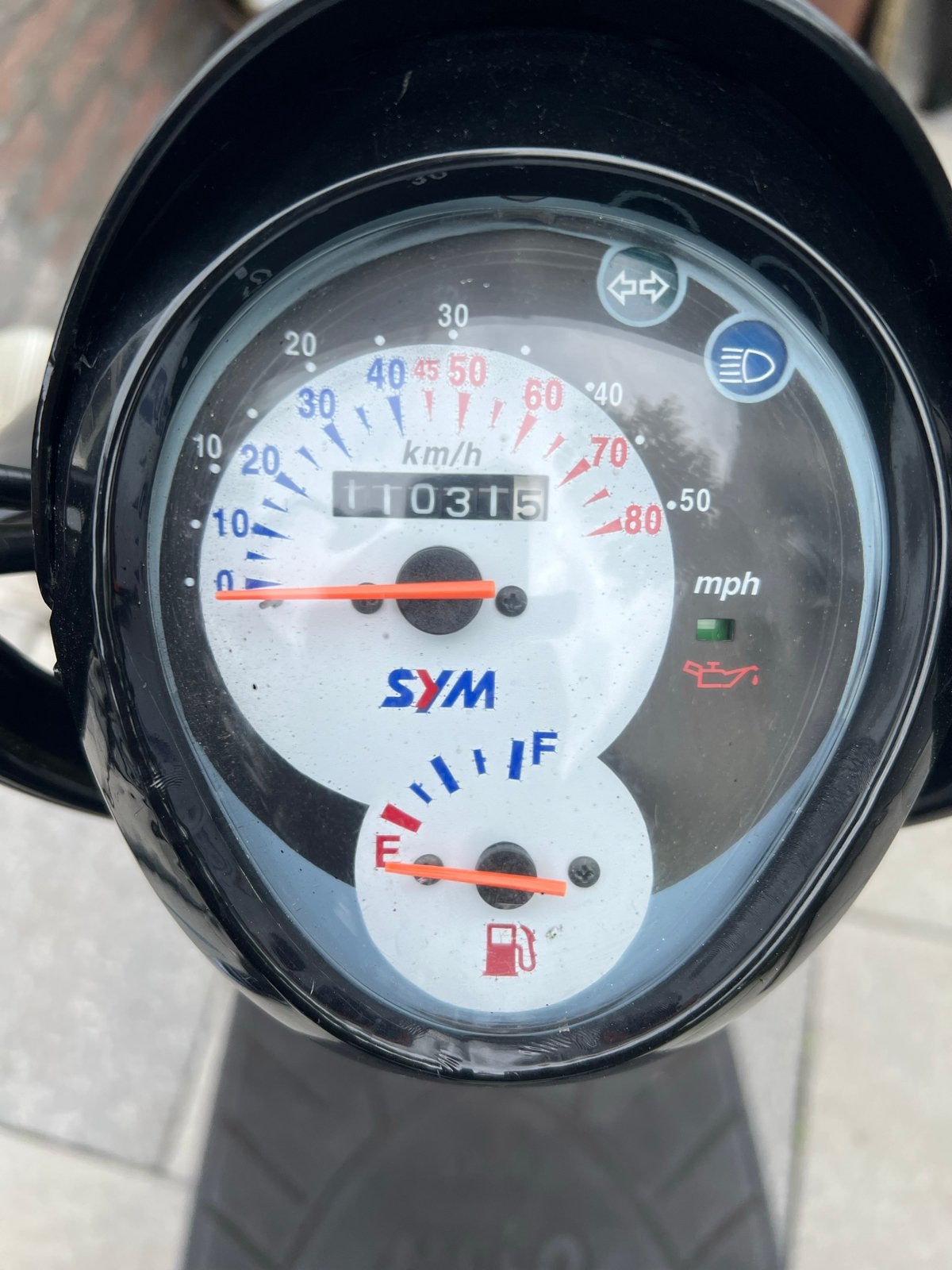 SYM MIO Scooter - Bouwjaar 2014, 10320 KM