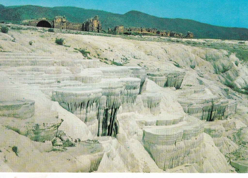 Turkije denizli, pamukkale hierapolis mukaddes sehir, Verzenden, 1960 tot 1980, Ongelopen, Buiten Europa