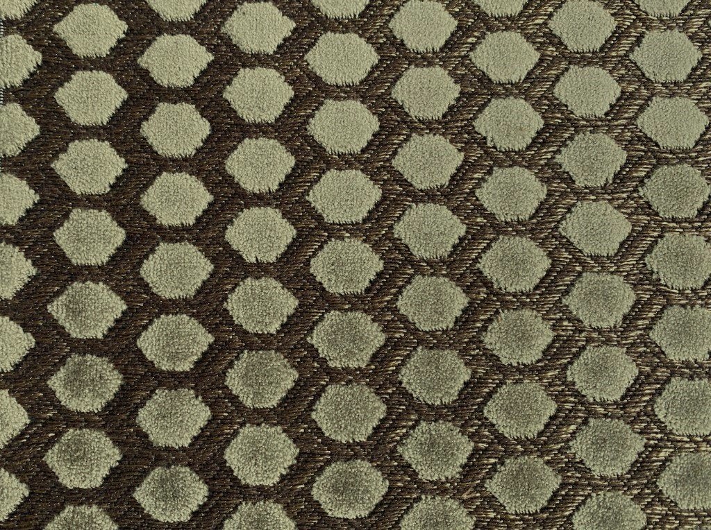 Carlucci di Chivasso Scream; groengrijs patroon; meubelstof, Overige materialen, 120 cm of meer, Ophalen of Verzenden, Groen
