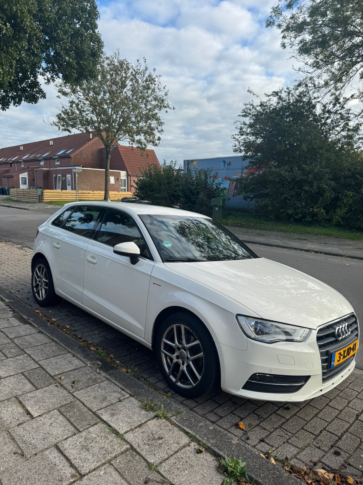 Audi A3 1.4TFSI G-tron ,automaat ,81KW SB S-tro 2014 Wit, Auto's, 4 cilinders, CNG (Aardgas), Wit, Origineel Nederlands