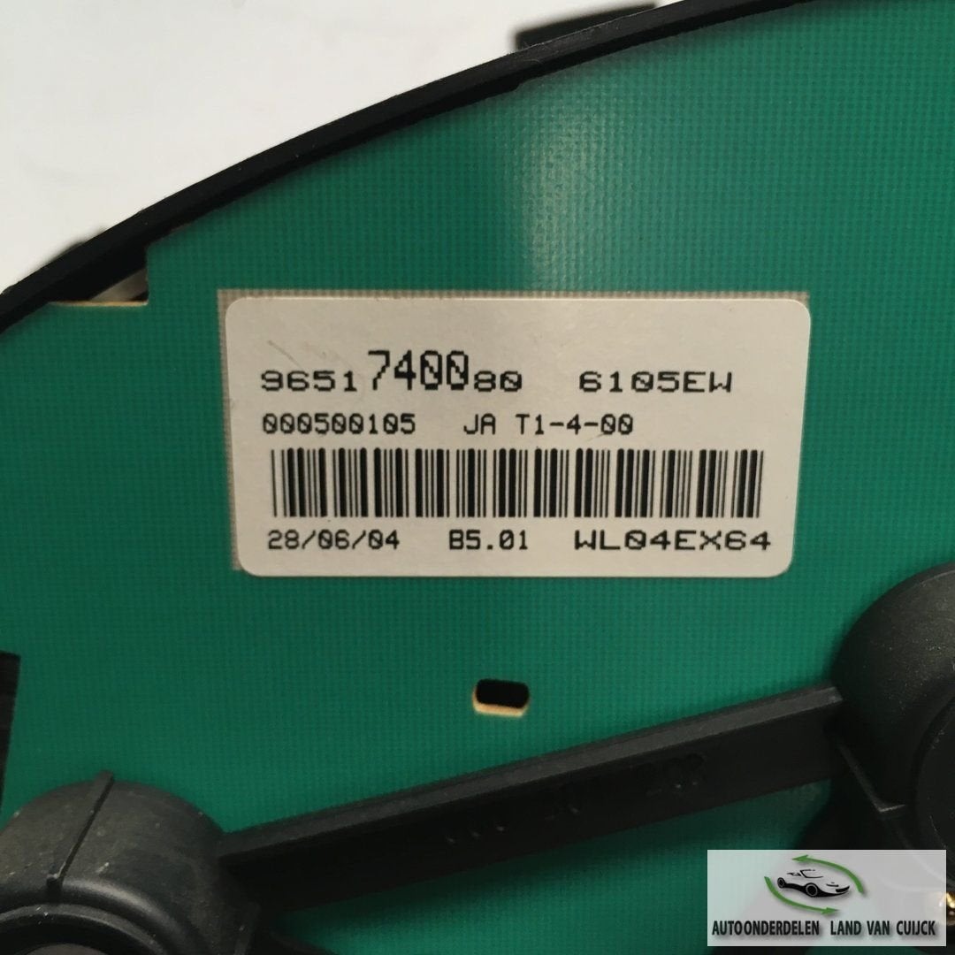 Citroen C1 5drs 1.0 12v 2010  2500078  Km Tellerklok  965174, Gebruikt, -, -, Ophalen of Verzenden