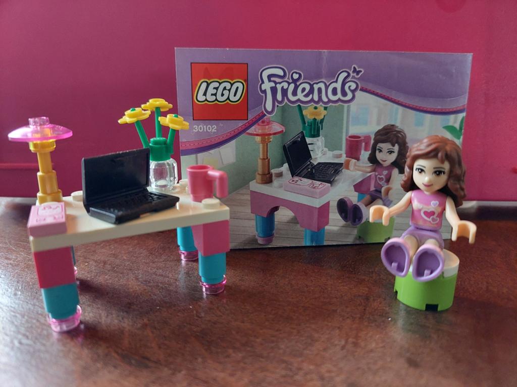 Lego Friends, laptop, kantoortje, Lego, Friends, Ophalen of Verzenden, Complete set