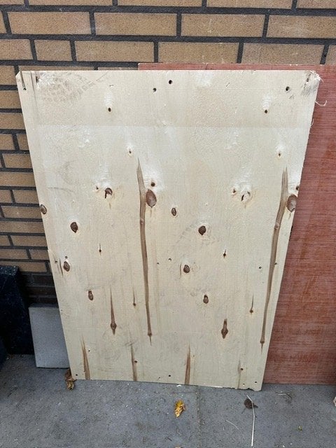 Houten plaat - Underlayment/OSB, Ophalen, Gebruikt, Overige materialen, Minder dan 20 mm