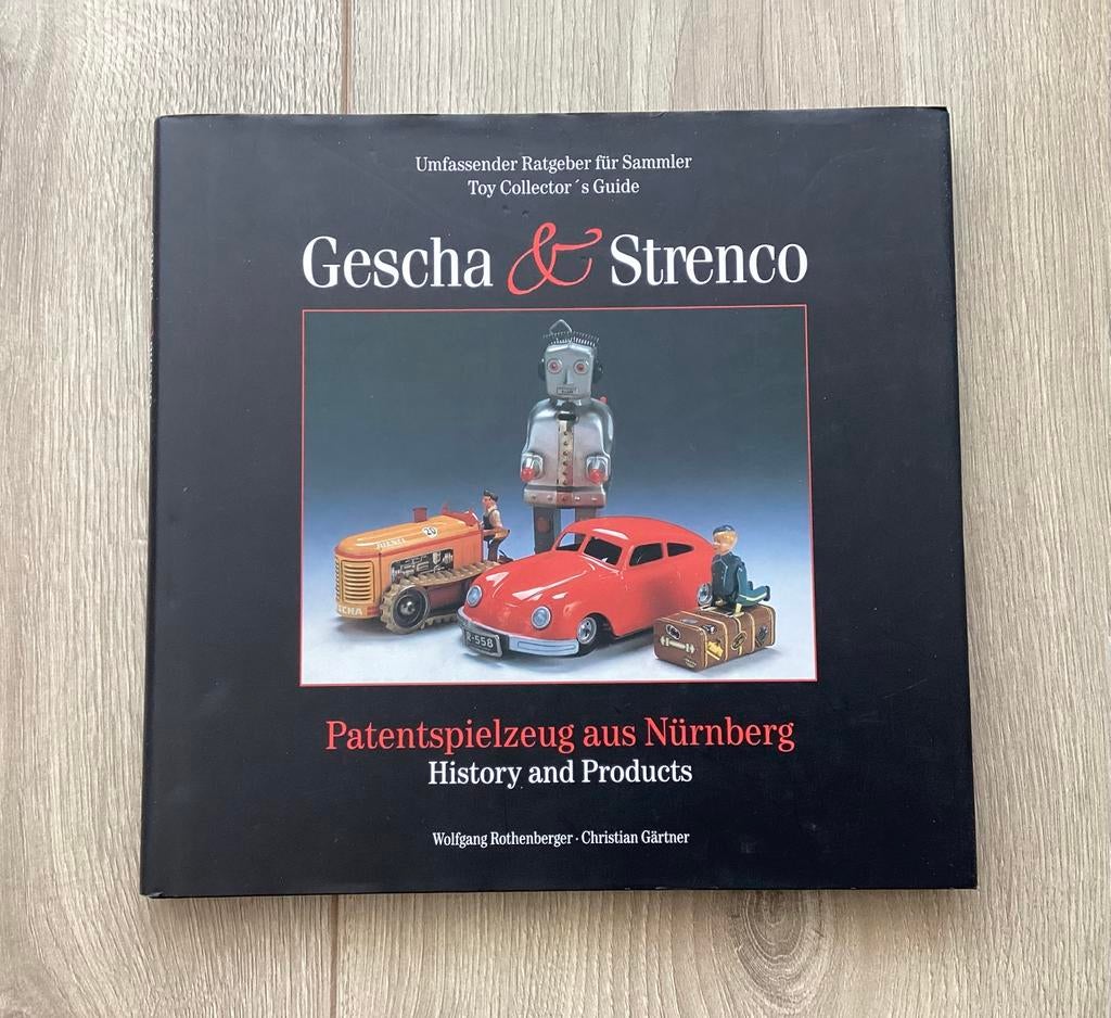 Speelgoed boek over Duits merk Gescha & Strenco, Ophalen of Verzenden