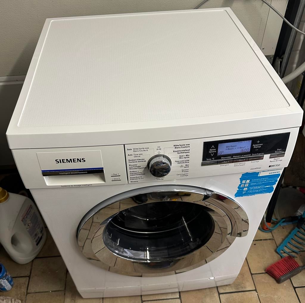 Siemens IQ700 8Kilo 1600 toeren Luxe I-dos + verlichting, Witgoed en Apparatuur, Wasmachines, Minder dan 85 cm, 8 tot 10 kg, Ophalen of Verzenden