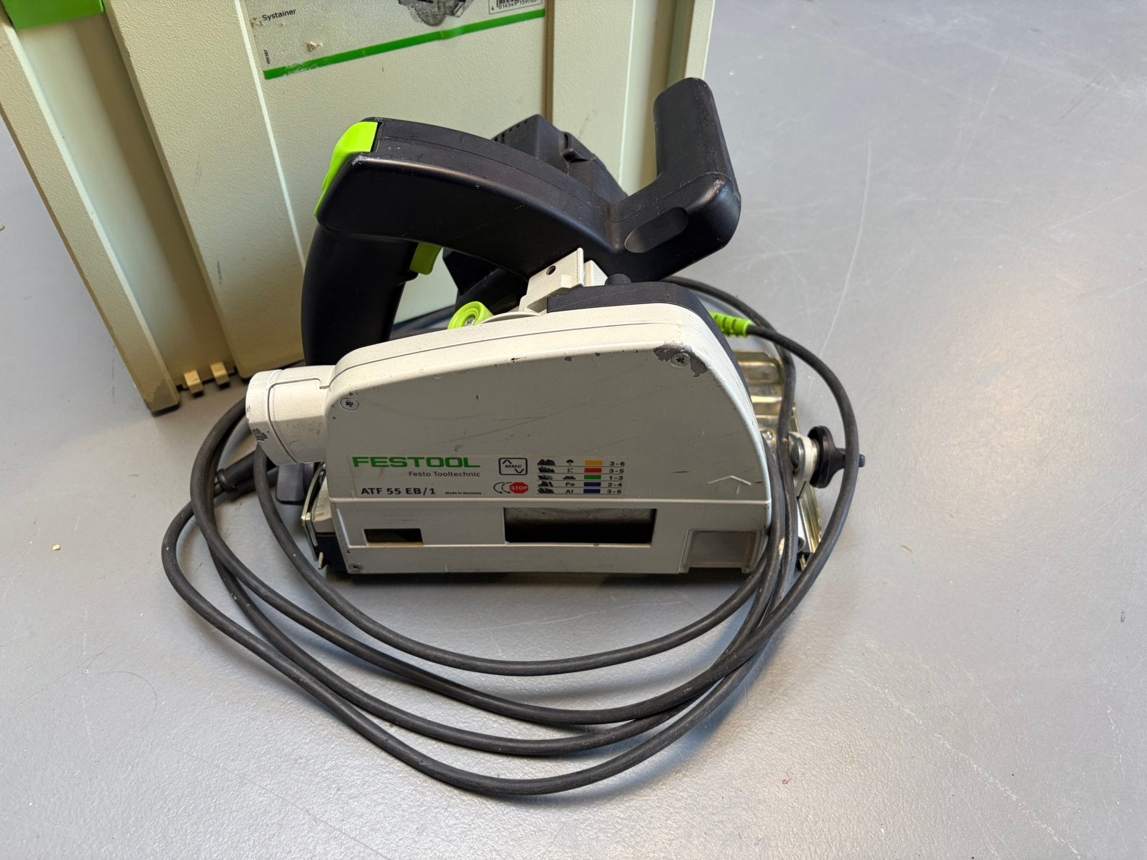 Festool cirkelzaag ATF 55 EB/1, Gebruikt, Cirkelzaag, 600 tot 1200 watt, Ophalen of Verzenden