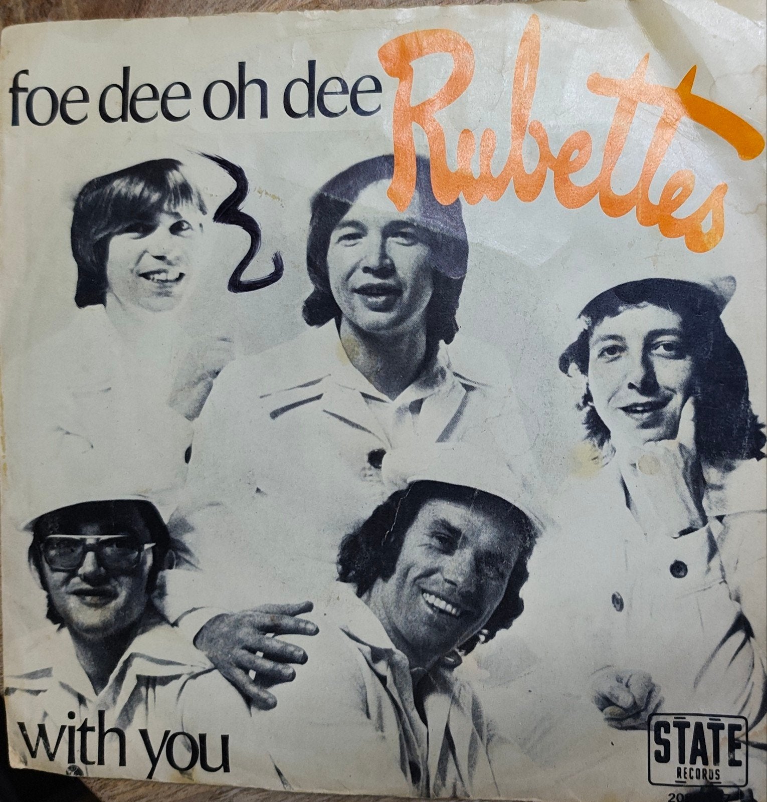 The Rubettes - Foe Dee Oh Dee / With You (Vinyl Single), Gebruikt, 7 inch, Ophalen of Verzenden, Pop