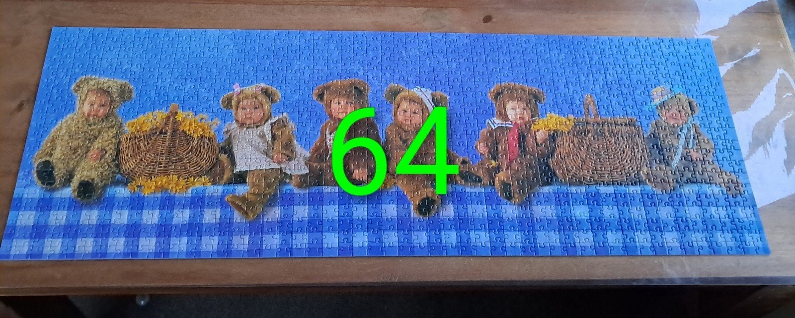 puzzel 1000 stukjes compleet schmidt Anne geddes panorama, Ophalen of Verzenden