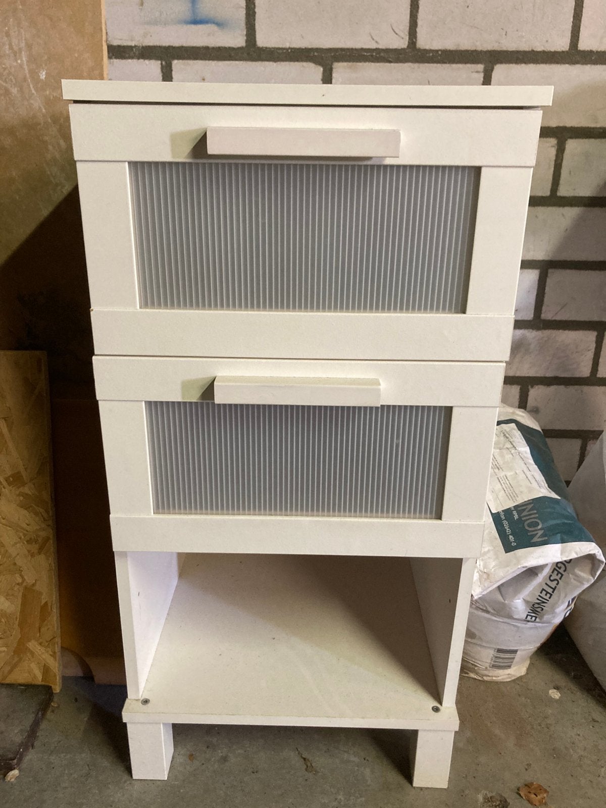 Badkamer kastje met lades, Ophalen, (Half)hoge kast, 50 tot 100 cm, Zo goed als nieuw