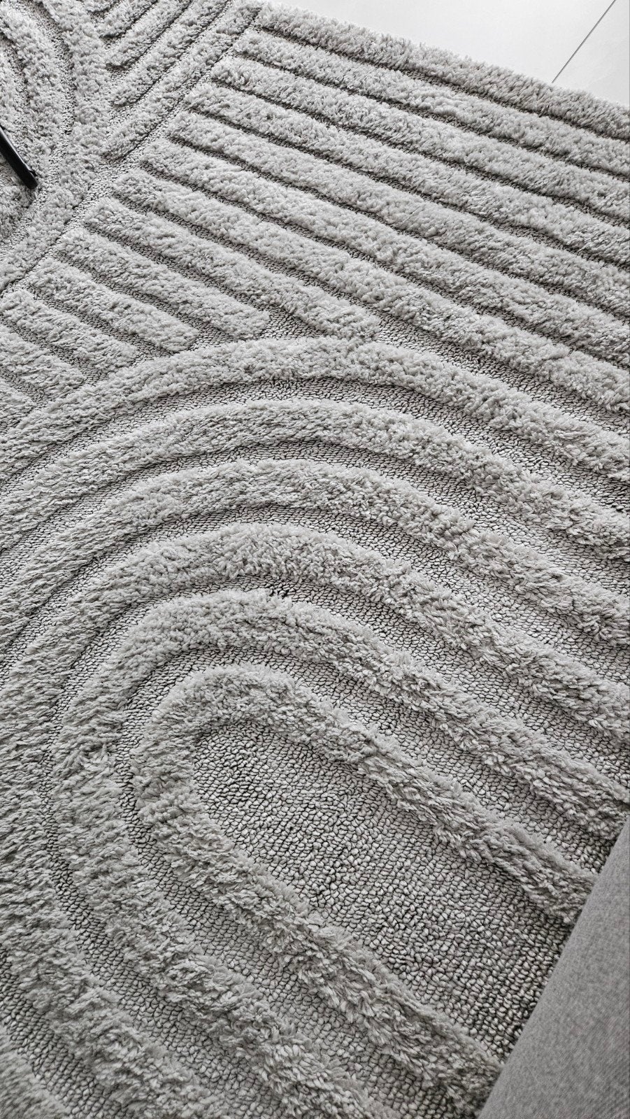 Japandi Stijl Grijs Tapijt 200x300 cm, Huis en Inrichting, Stoffering | Tapijten en Kleden, Japandi, Gebruikt, 200 cm of meer