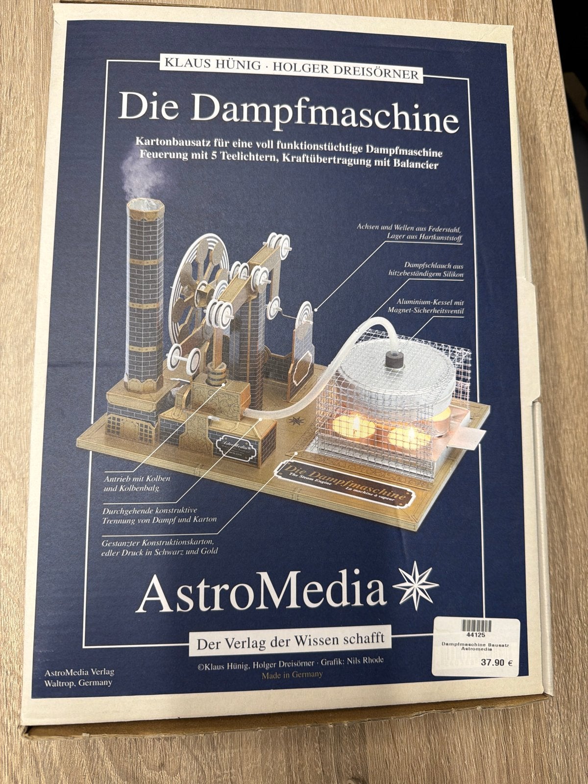 AstroMedia De Stoommachine Bouwpakket, Ophalen of Verzenden, Nieuw