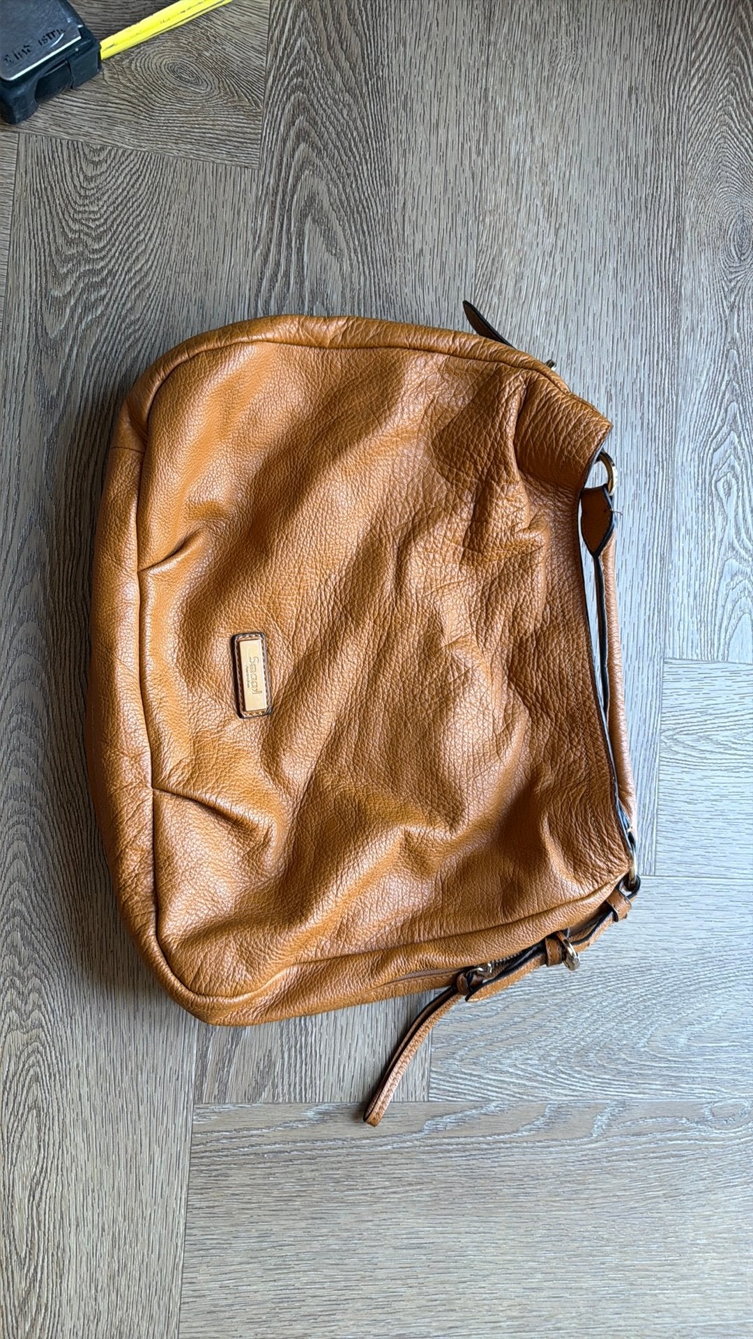 SMAAK Amsterdam leren tas, Ophalen of Verzenden, Zo goed als nieuw, Bruin, Handtas