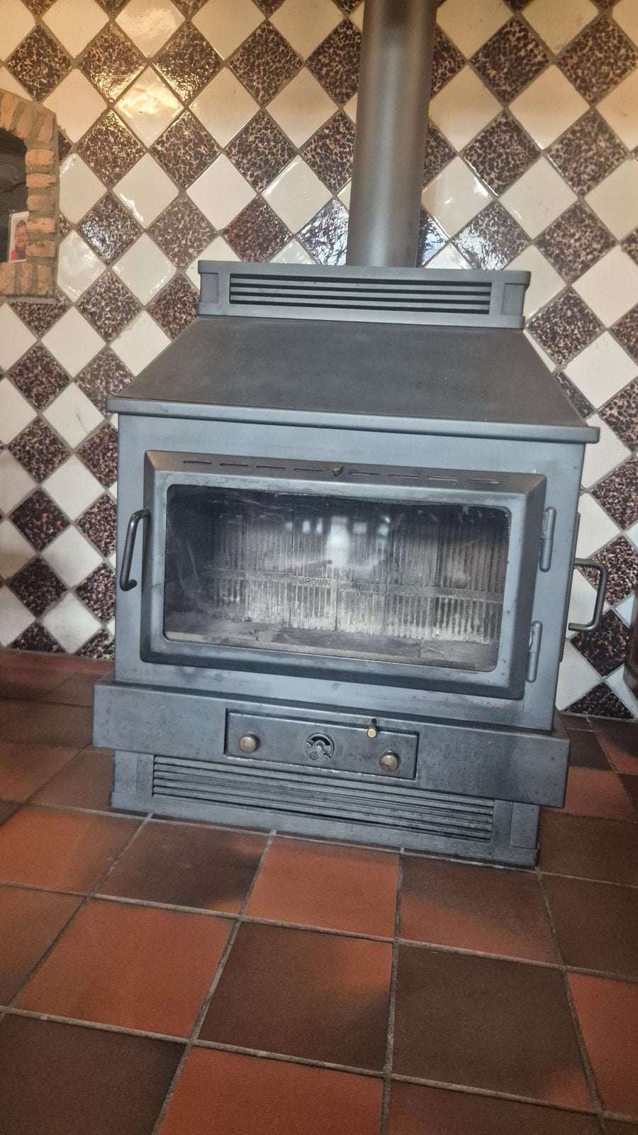 houtkachel webra 75 , 13 kw met zijdeur, Huis en Inrichting, Ophalen, Zo goed als nieuw, Hout, Houtkachel