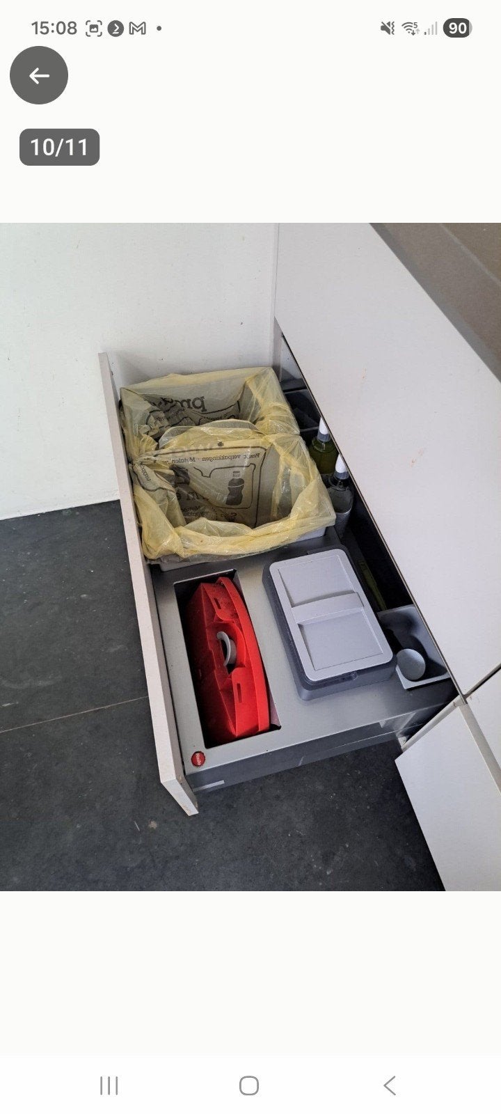 Foto 6 van keukenblok met aparte inbouwkast en vaatwasser
