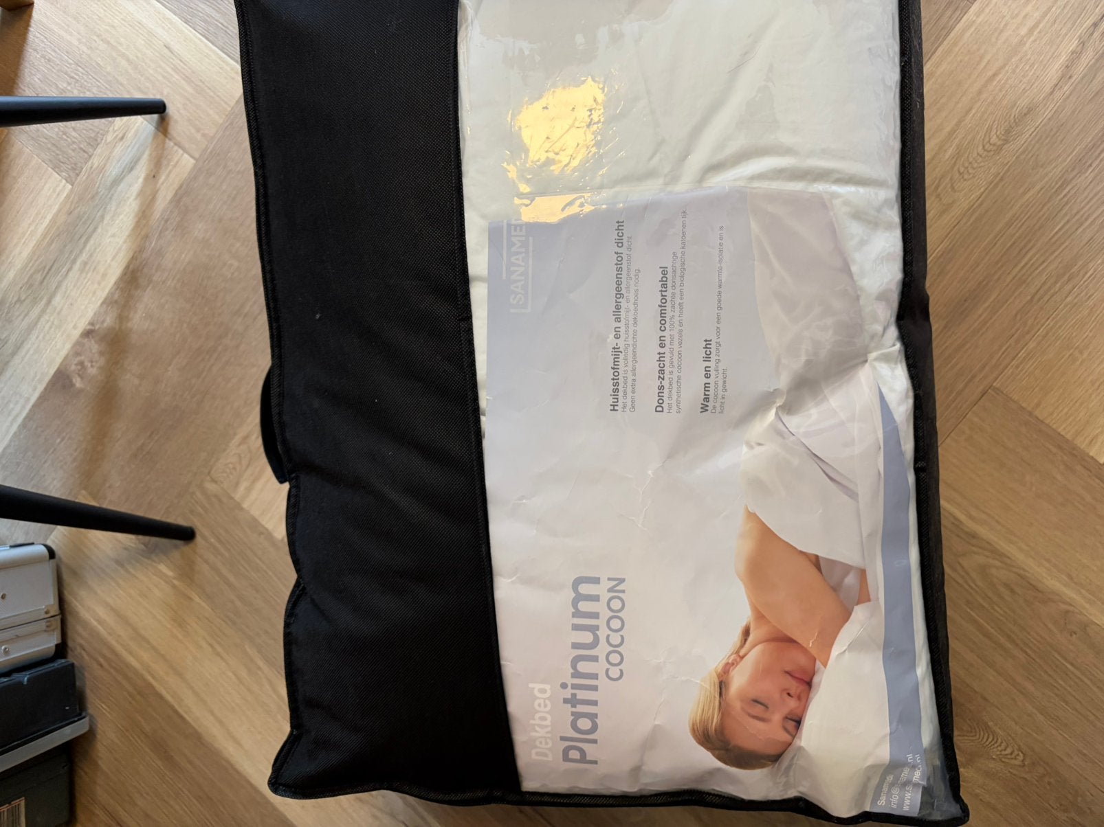 Dekbed platinum cocoon van Sanamedi, Verzenden, Wit, Tweepersoons, Deken of Dekbed