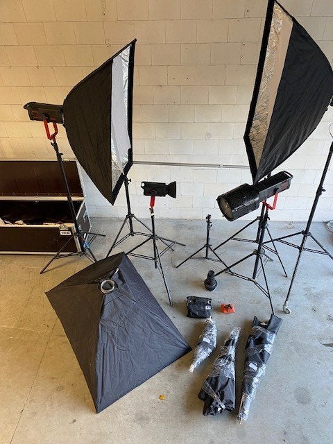 Fotografie, Gebruikt, Inclusief lampen, Complete fotostudio, Ophalen of Verzenden