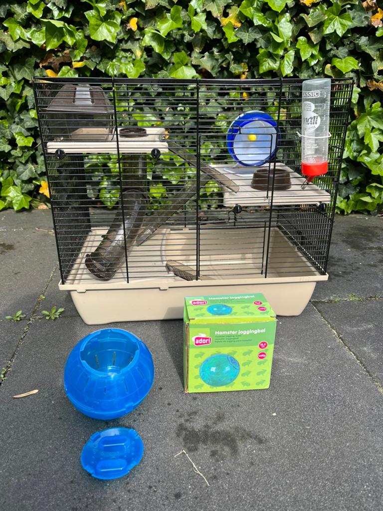 Hamster hok / kooi, Minder dan 60 cm, Gebruikt, Minder dan 75 cm, Ophalen of Verzenden