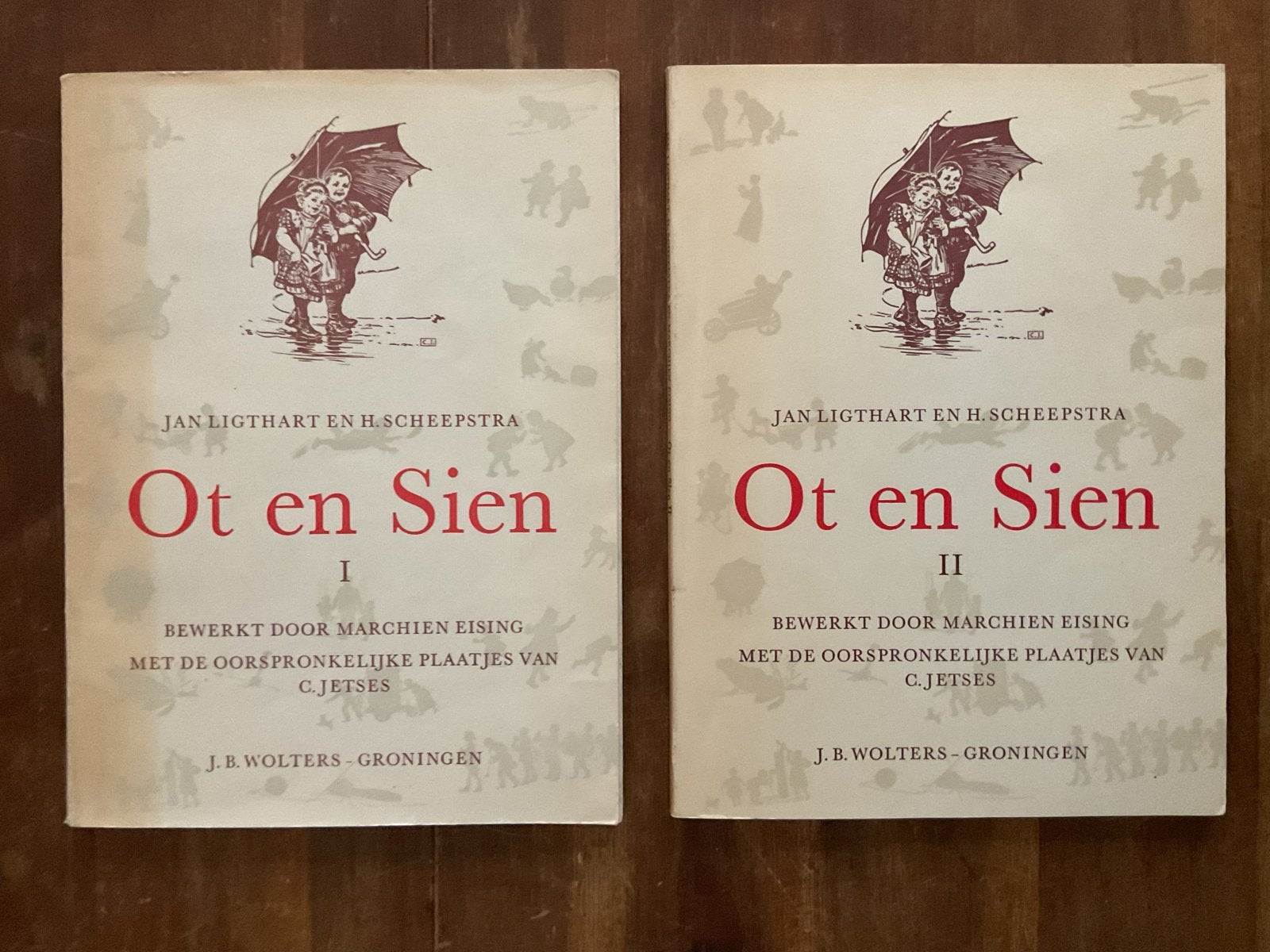 Ot en Sien - Deel I en II (Jan Ligthart en H. Scheepstra), Verzenden, Gelezen, Fictie algemeen