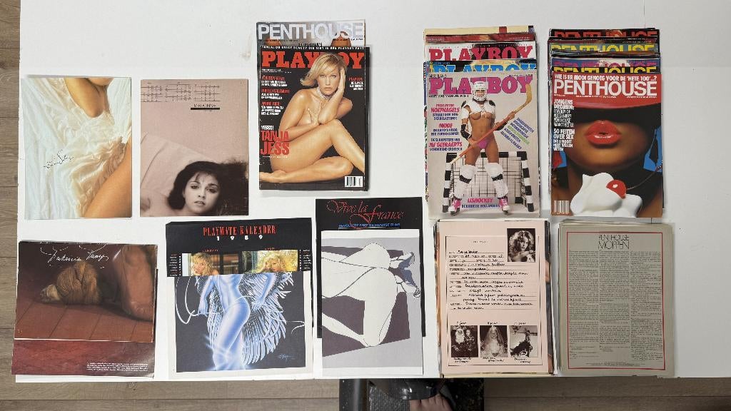 grote verzameling playboy & penthouse (70+), Ophalen of Verzenden, Gelezen, Overige typen