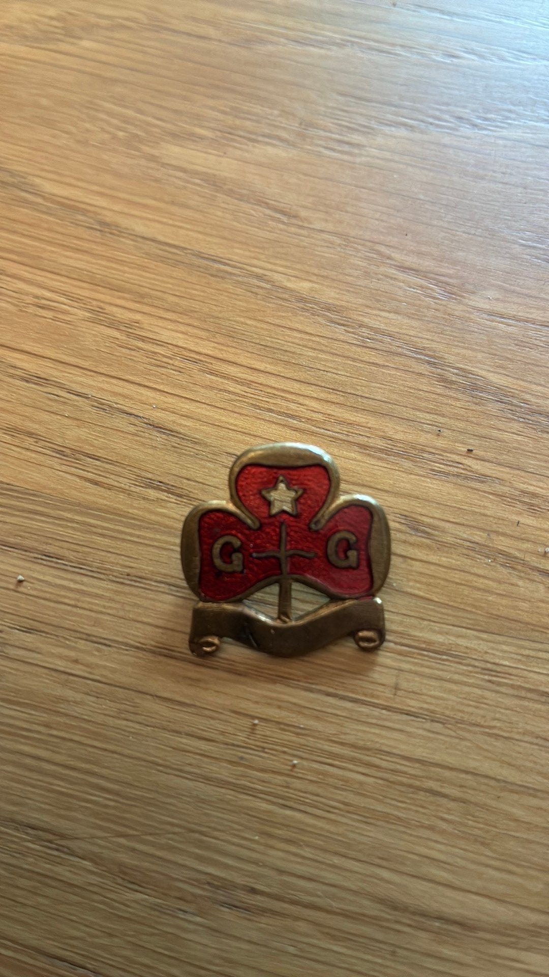Antieke Girl Guides Rangers Belofte Speld (1920-1932), Verzenden, Gebruikt