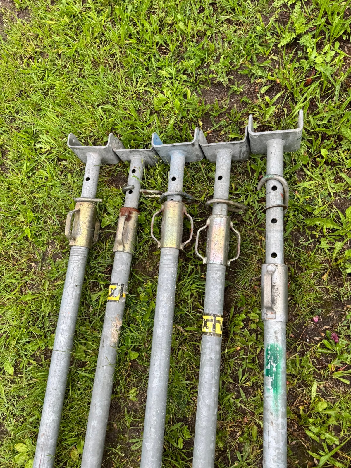 5 bouwstempels / stalen stempels te koop, Ophalen, Gebruikt