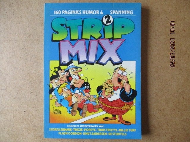 adv4908 strip mix 7, Boeken, Eén stripboek, Ophalen, Gelezen