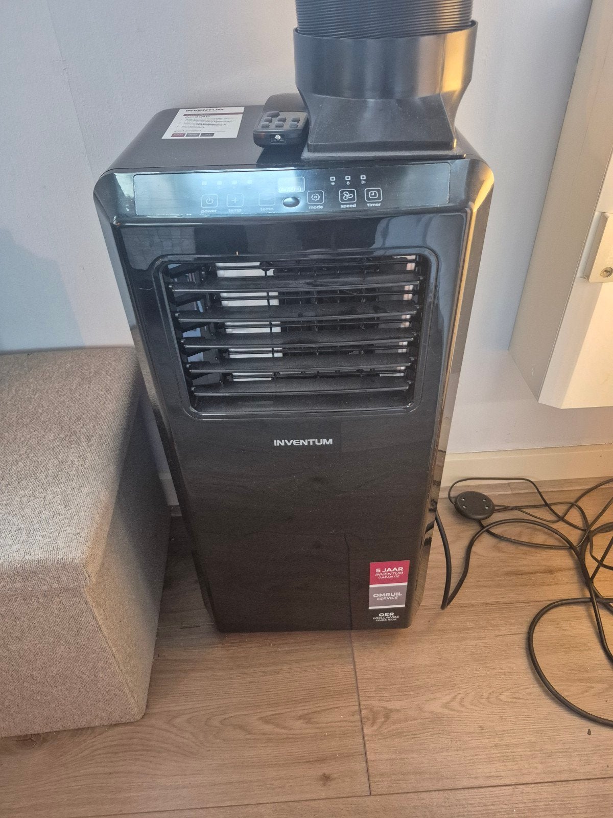 Inventum Airco AC901B, Ophalen, 3 snelheden of meer, Zo goed als nieuw, Koelen en Ontvochtigen