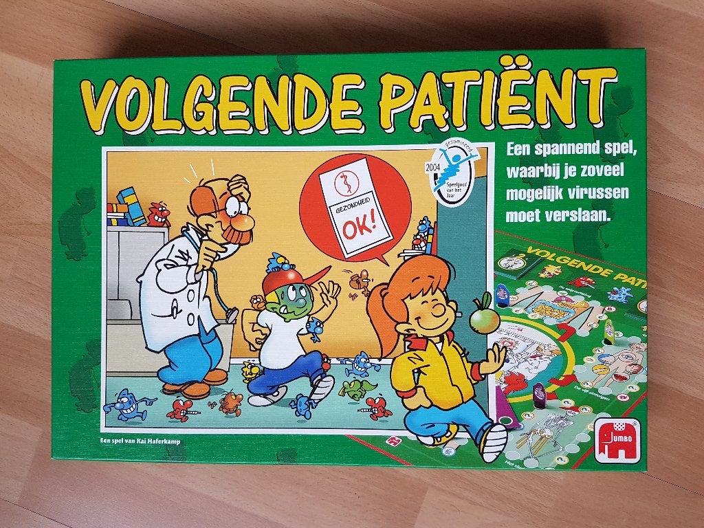 Volgende Patiënt bordspel Jumbo spannend educatief spel zgan, Hobby en Vrije tijd, Gezelschapsspellen | Bordspellen, Een of twee spelers