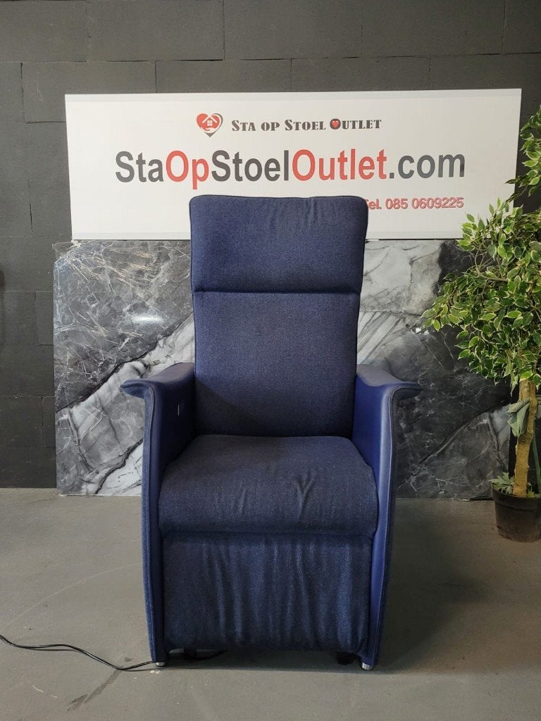 Staopstoel Easysit Indigoblauw XL-zithoogte, Gebruikt, Minder dan 75 cm, Ophalen of Verzenden, Stof