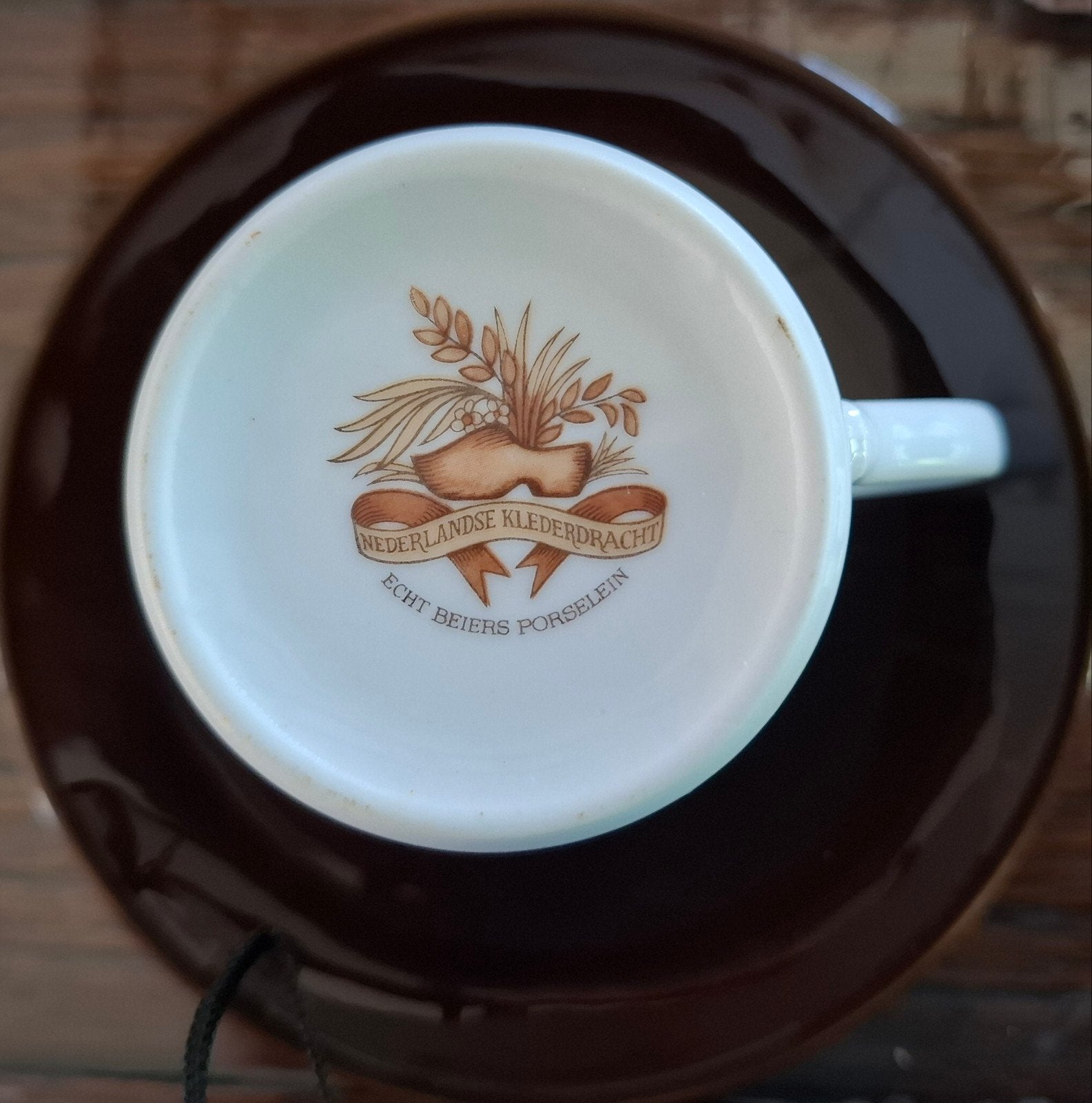 Nederlandse klederdracht kop schotel vintage retro, Antiek en Kunst, Ophalen
