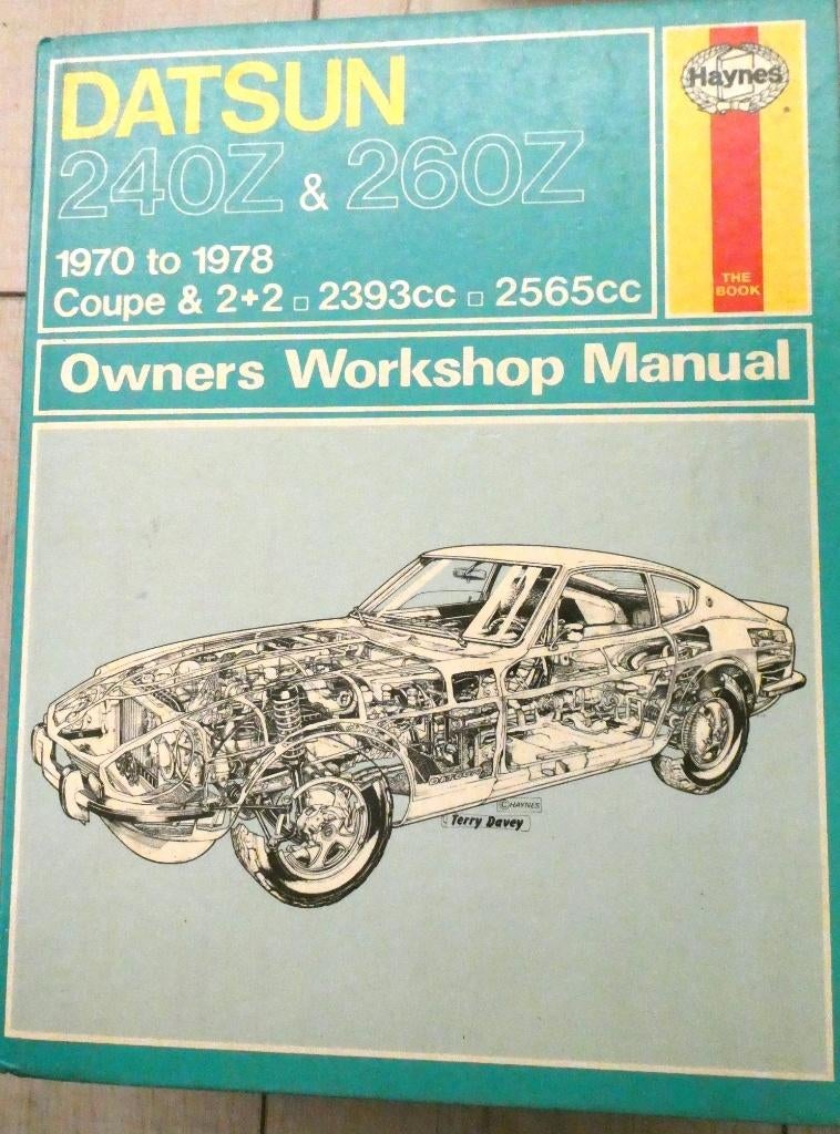 Haynes workshop manual Datsun 240Z,260Z 1979-1978, Verzenden