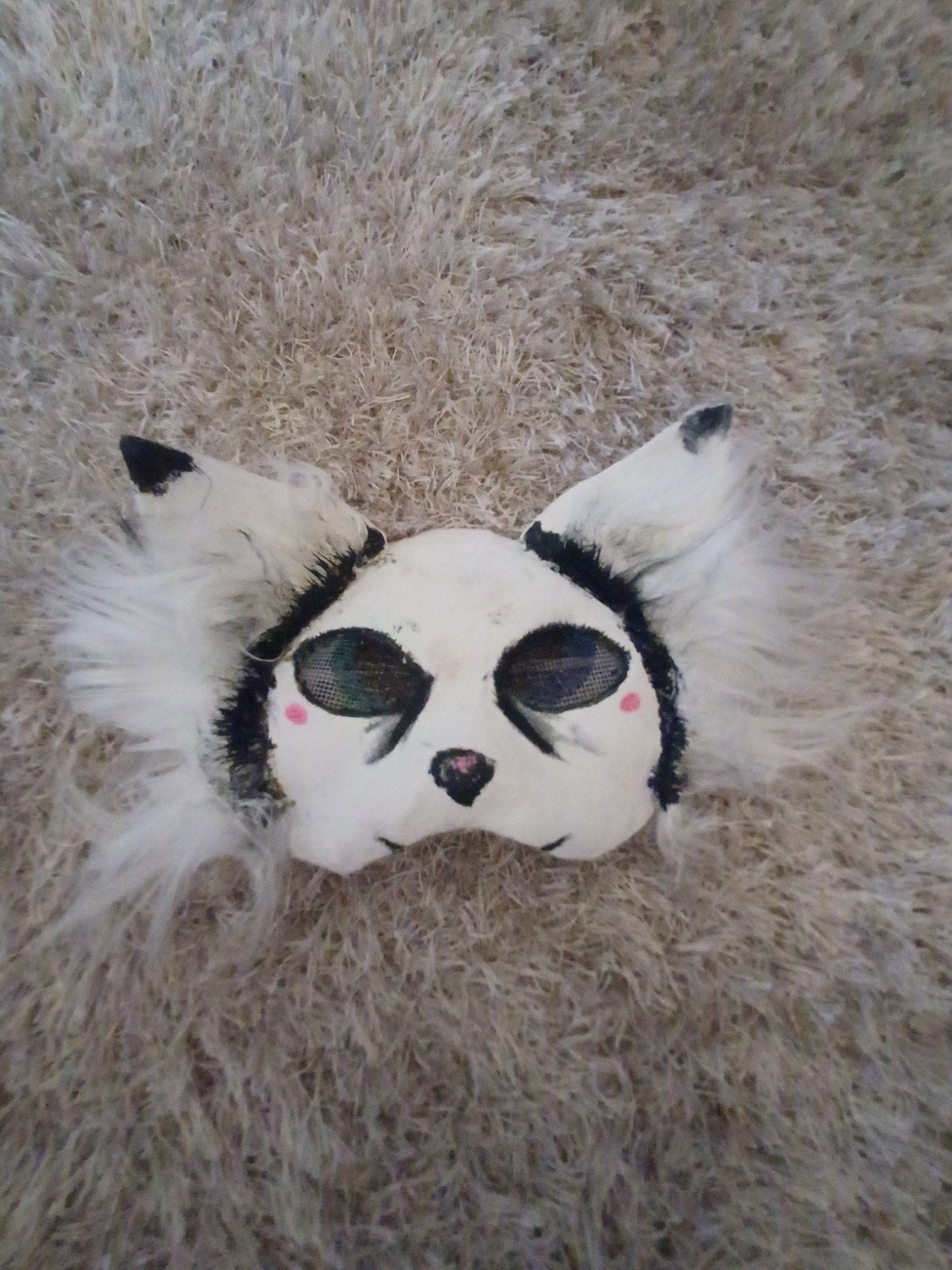 Uniek Handgemaakt Dierenmasker - Cosplay/Feest, Ophalen of Verzenden, Zo goed als nieuw, Toneelattributen of Onderdelen