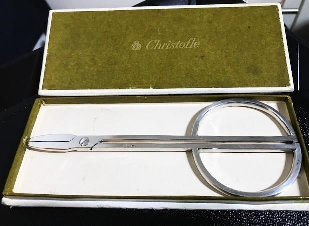 Christofle druivenschaar in originele doos✨😍💎🤗💑, Ophalen of Verzenden, Zilver