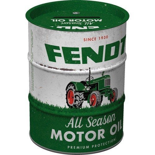 Fendt all season tracgtor reclame spaarpot van metaal deco, Ophalen of Verzenden, Nieuw, Auto's