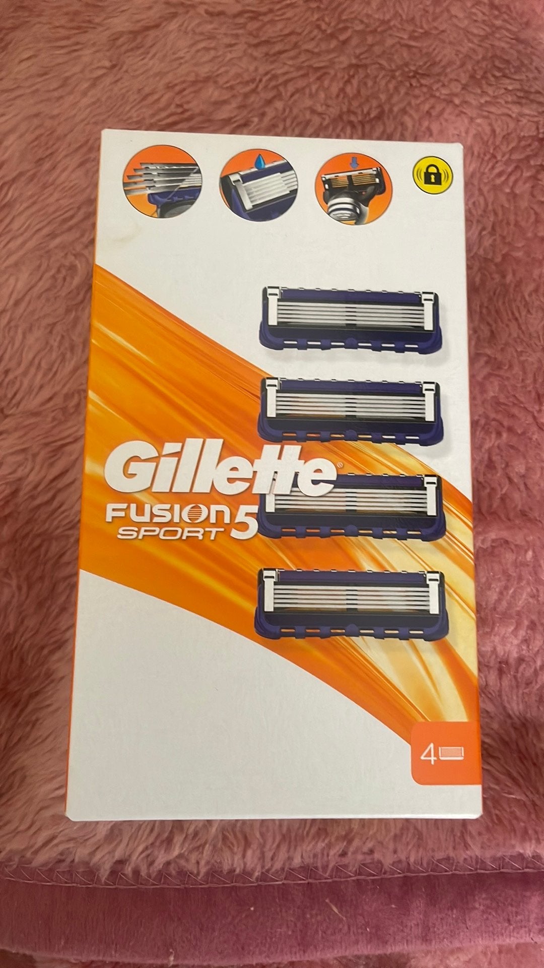 Gillette fusion 5 sport 4 mesjes € 8,00  per doosje 4 stuks, Ophalen of Verzenden, Nieuw, Gehele gezicht