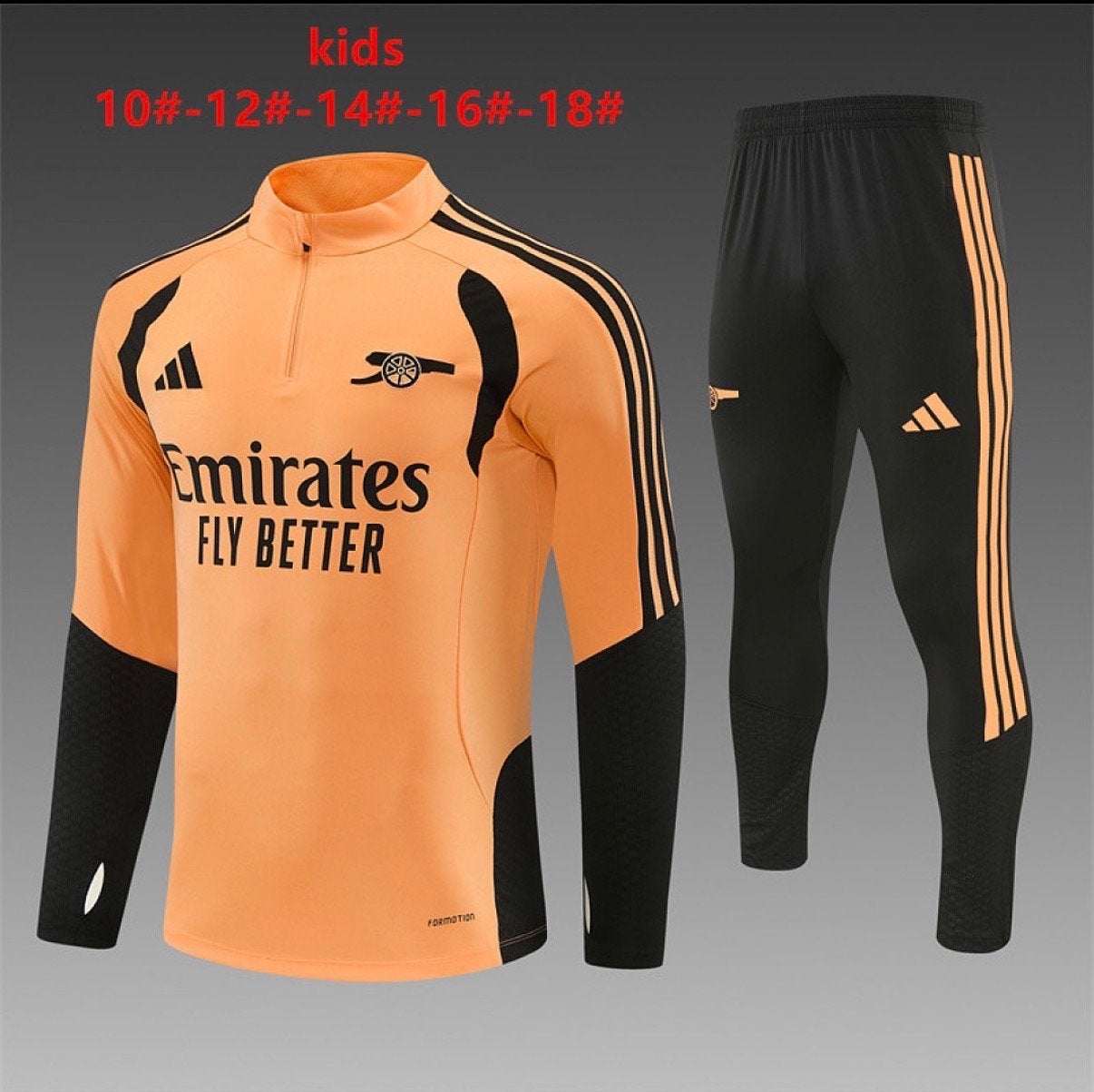 Arsenal Trainingspak Kids - Oranje/Zwart, Ophalen of Verzenden, Nieuw