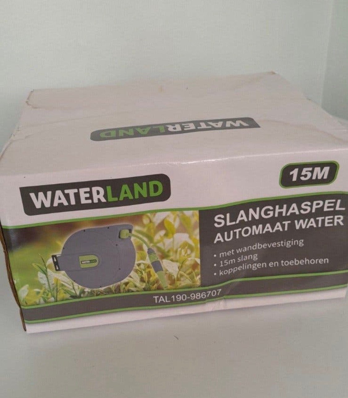 Nieuw! Wandslang haspel 15 meter, Tuin en Terras, Ophalen of Verzenden, Nieuw, Tuinslanghaspel