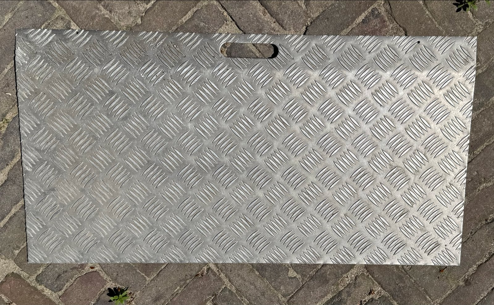 Oprijplaat voor rolstoel aluminium, Ophalen, Duwrolstoel
