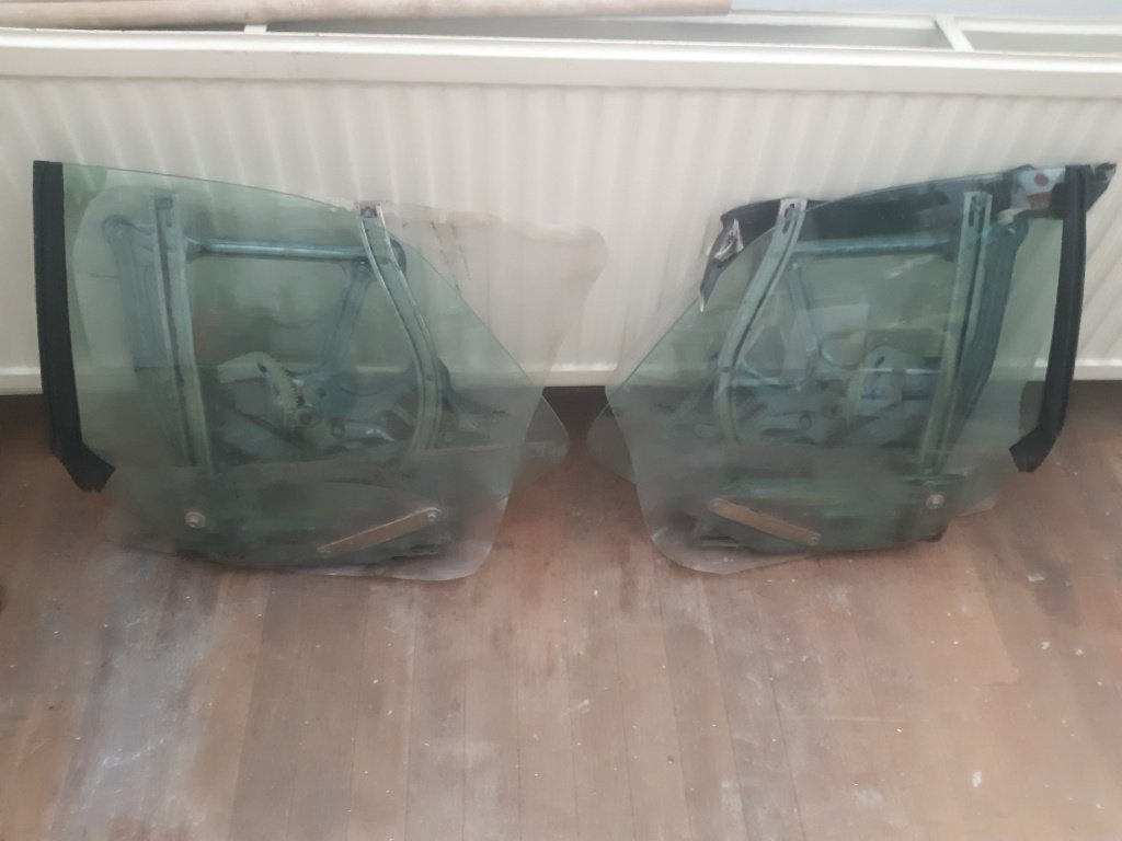 Saab 900 NG / 9‑3 OG cabrio achterzijruiten set + motoren, Ophalen, Gebruikt, Saab