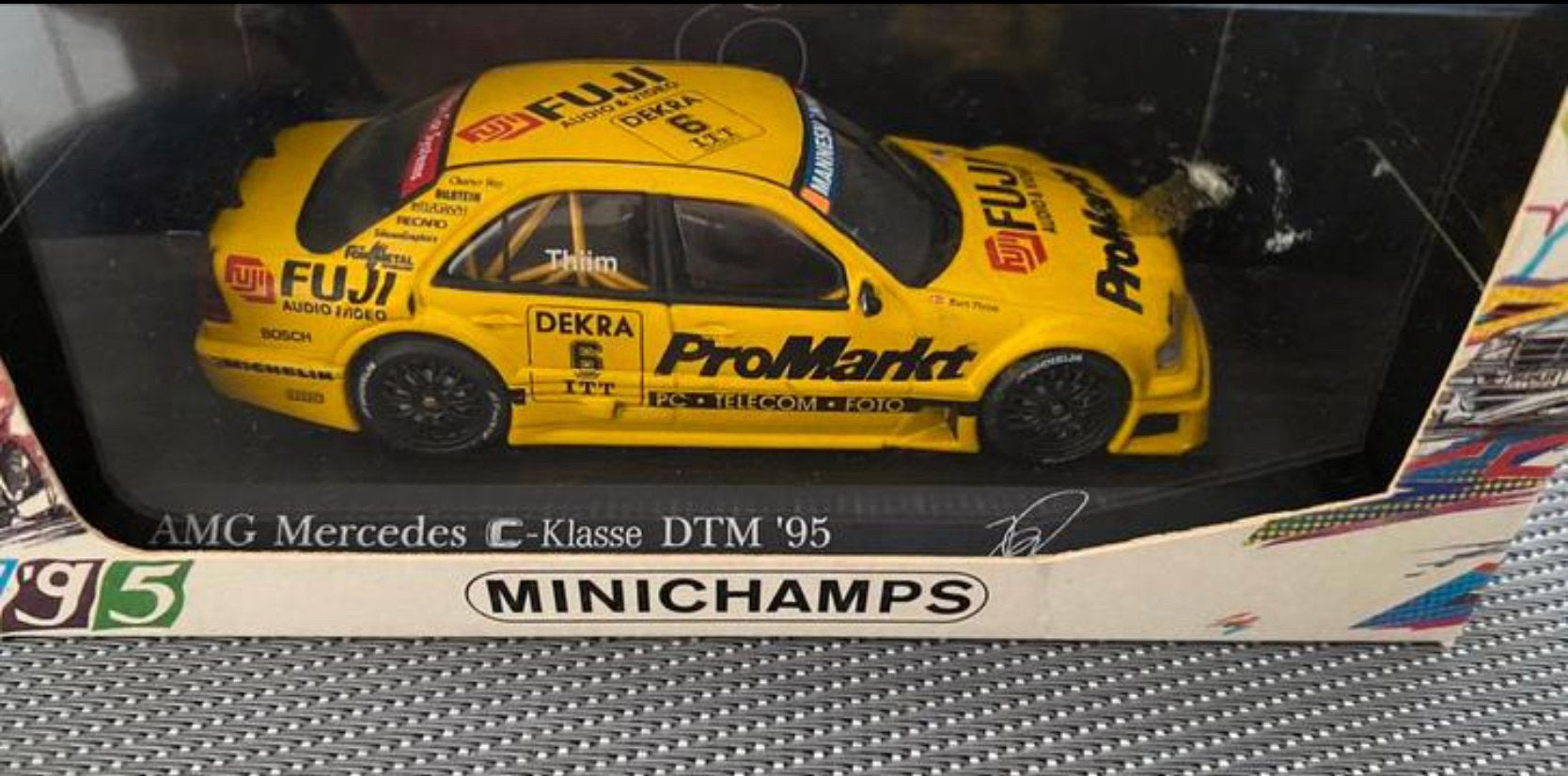 Mercedes 190 team zakspeed C klasse DTM 95 thiim vaste prijs, Ophalen, Nieuw, Auto, MiniChamps